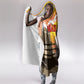 Black Cowboy Bill Pickett Hooded Blanket Retro Sunset Western Design