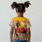 Black Cowboy Bill Pickett Kid T shirt Retro Sunset Western Design