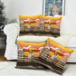 Black Cowboy Bill Pickett Pillow Cover Retro Sunset Western Design