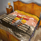 Black Cowboy Bill Pickett Quilt Retro Sunset Western Design