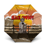Black Cowboy Bill Pickett Umbrella Retro Sunset Western Design