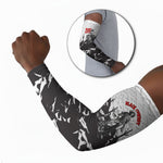 Black Cowboy Nat Love Arm Sleeves Comic Style Desert Line Art Red Typography