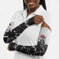 Black Cowboy Nat Love Arm Sleeves Comic Style Desert Line Art Red Typography