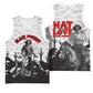 Black Cowboy Nat Love Basketball Jersey Comic Style Desert Line Art Red Typography