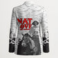 Black Cowboy Nat Love Blazer Comic Style Desert Line Art Red Typography