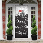 Black Cowboy Nat Love Door Cover Comic Style Desert Line Art Red Typography
