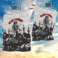 Black Cowboy Nat Love Garden Flag Comic Style Desert Line Art Red Typography