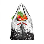 Black Cowboy Nat Love Grocery Bag Comic Style Desert Line Art Red Typography