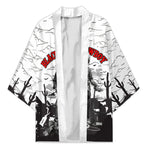 Black Cowboy Nat Love Kimono Comic Style Desert Line Art Red Typography