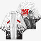 Black Cowboy Nat Love Kimono Comic Style Desert Line Art Red Typography