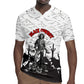 Black Cowboy Nat Love Rugby Jersey Comic Style Desert Line Art Red Typography