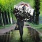Black Cowboy Nat Love Umbrella Comic Style Desert Line Art Red Typography