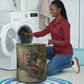 761st Tank Battalion Black Panthers Laundry Basket Come Out Fighting Military - Camouflage Halftone