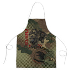 761st Tank Battalion Black Panthers Apron Come Out Fighting Military - Camouflage Halftone