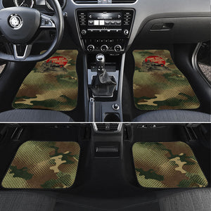 761st Tank Battalion Black Panthers Car Mats Come Out Fighting Military - Camouflage Halftone