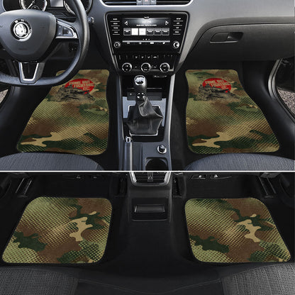 761st Tank Battalion Black Panthers Car Mats Come Out Fighting Military - Camouflage Halftone