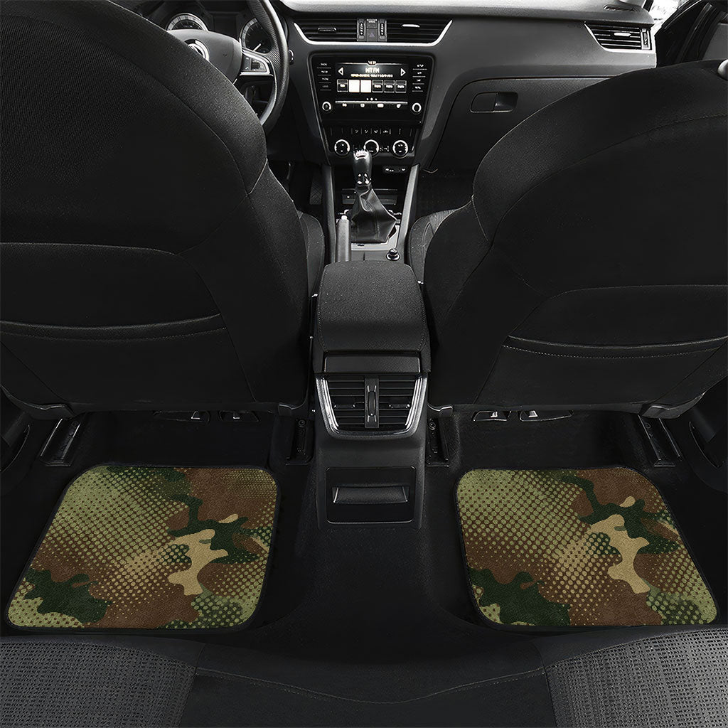 761st Tank Battalion Black Panthers Car Mats Come Out Fighting Military - Camouflage Halftone
