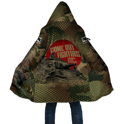 761st Tank Battalion Black Panthers Cloak Come Out Fighting Military - Camouflage Halftone
