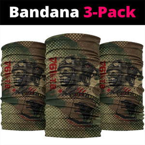 761st Tank Battalion Black Panthers Neck Gaiter Come Out Fighting Military - Camouflage Halftone