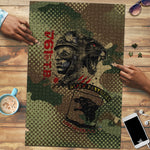 761st Tank Battalion Black Panthers Puzzle Come Out Fighting Military - Camouflage Halftone