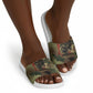 761st Tank Battalion Black Panthers Slide Sandals Come Out Fighting Military - Camouflage Halftone