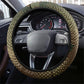 761st Tank Battalion Black Panthers Steering Wheel Cover Come Out Fighting Military - Camouflage Halftone