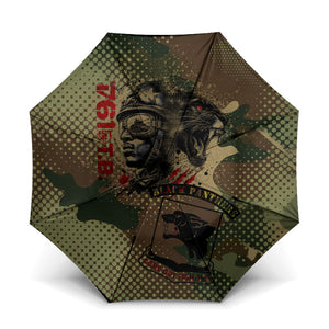 761st Tank Battalion Black Panthers Umbrella Come Out Fighting Military - Camouflage Halftone