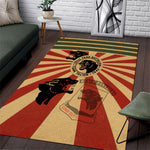 Black Panthers 761st Tank Battalion Area Rug Come Out Fighting Retro Military
