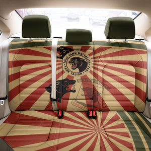 Black Panthers 761st Tank Battalion Back Car Seat Cover Come Out Fighting Retro Military