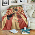 Black Panthers 761st Tank Battalion Blanket Come Out Fighting Retro Military