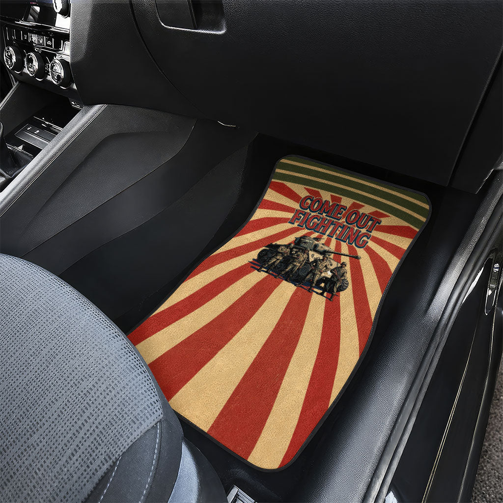 Black Panthers 761st Tank Battalion Car Mats Come Out Fighting Retro Military