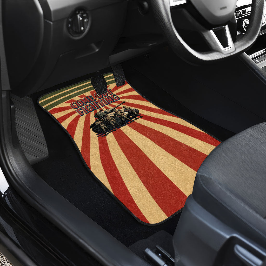 Black Panthers 761st Tank Battalion Car Mats Come Out Fighting Retro Military