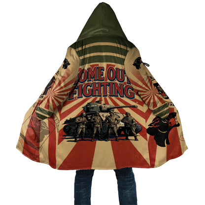 Black Panthers 761st Tank Battalion Cloak Come Out Fighting Retro Military