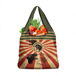 Black Panthers 761st Tank Battalion Grocery Bag Come Out Fighting Retro Military