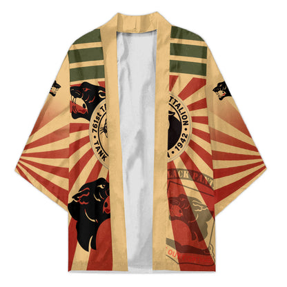 Black Panthers 761st Tank Battalion Kimono Come Out Fighting Retro Military