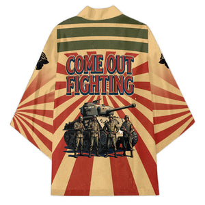 Black Panthers 761st Tank Battalion Kimono Come Out Fighting Retro Military