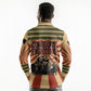 Black Panthers 761st Tank Battalion Long Sleeve Polo Shirt Come Out Fighting Retro Military