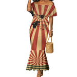 Black Panthers 761st Tank Battalion Mermaid Dress Come Out Fighting Retro Military