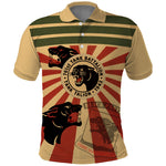 Black Panthers 761st Tank Battalion Polo Shirt Come Out Fighting Retro Military