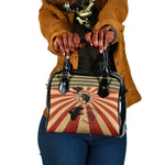 Black Panthers 761st Tank Battalion Shoulder Handbag Come Out Fighting Retro Military