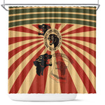 Black Panthers 761st Tank Battalion Shower Curtain Come Out Fighting Retro Military