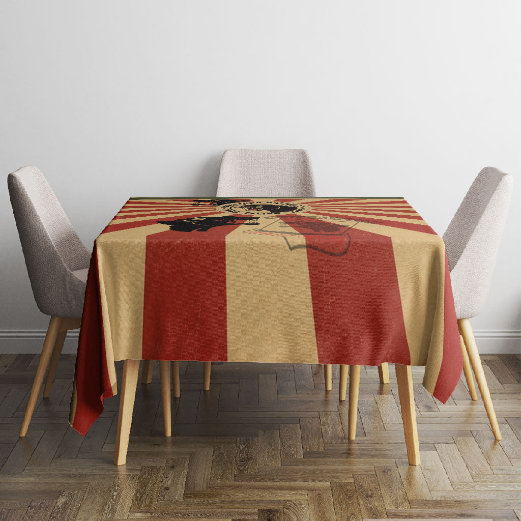 Black Panthers 761st Tank Battalion Tablecloth Come Out Fighting Retro Military