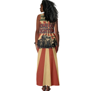 Black Panthers 761st Tank Battalion Tank Maxi Dress Come Out Fighting Retro Military