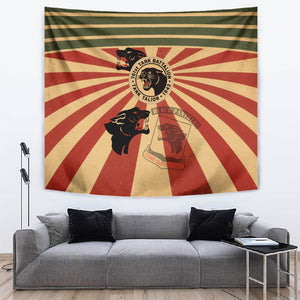 Black Panthers 761st Tank Battalion Tapestry Come Out Fighting Retro Military