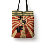 Black Panthers 761st Tank Battalion Tote Bag Come Out Fighting Retro Military