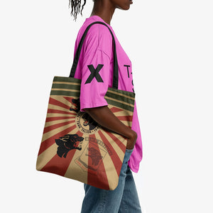 Black Panthers 761st Tank Battalion Tote Bag Come Out Fighting Retro Military