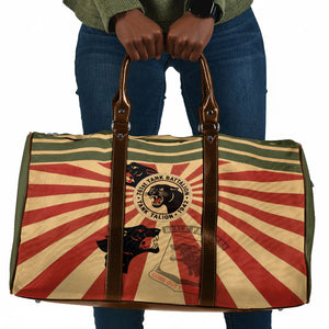 Black Panthers 761st Tank Battalion Travel Bag Come Out Fighting Retro Military