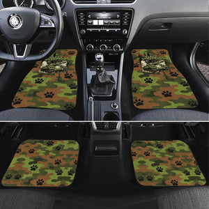 761st Tank Battalion African American Car Mats Black Panthers Cartoon Mascot - Military History Camouflage Paw