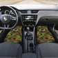 761st Tank Battalion African American Car Mats Black Panthers Cartoon Mascot - Military History Camouflage Paw