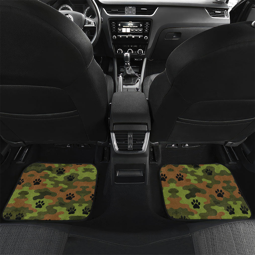 761st Tank Battalion African American Car Mats Black Panthers Cartoon Mascot - Military History Camouflage Paw